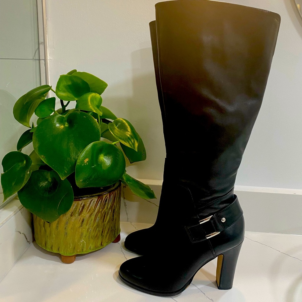 Vince Camuto black boots.